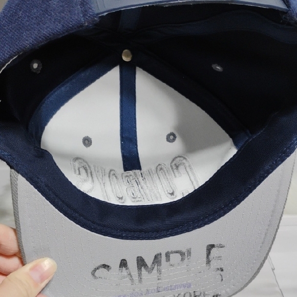 Authentic Drew Pearson Signed Dallas Cowboys Navy/Gray Snap Back Cap - Picture 10 of 11